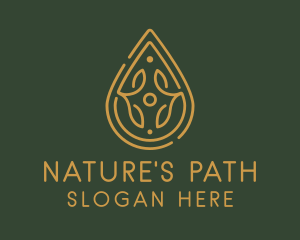 Natural Oil Extract  logo design