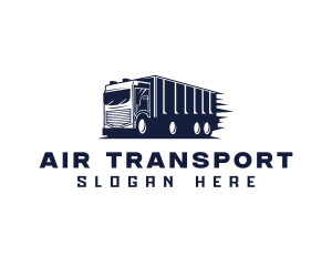 Delivery Cargo Truck logo design