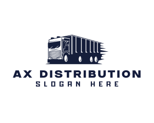 Delivery Cargo Truck logo design