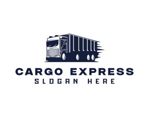 Delivery Cargo Truck logo design