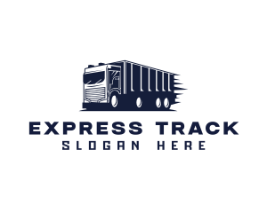 Delivery Cargo Truck logo design