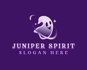 Horror Halloween Ghost logo design