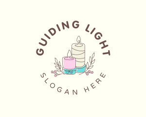 Festive Wax Candle logo design