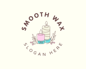 Festive Wax Candle logo design