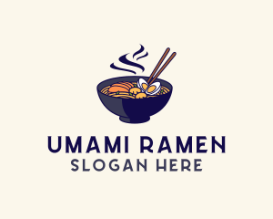 Hot Ramen Noodles logo design