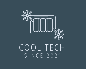 Cooling Refrigeration Radiator logo design