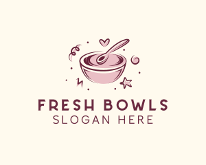 Mixing Bowl Pastry Baking logo design