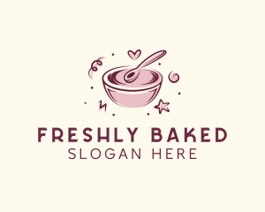 Mixing Bowl Pastry Baking logo design