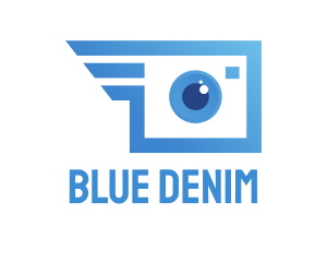 Blue Fast Camera logo design