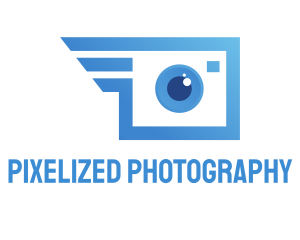 Blue Fast Camera logo design