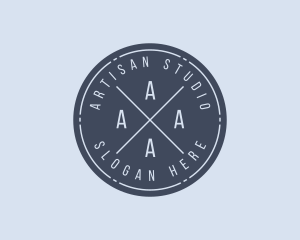 Hipster Business Shop logo design