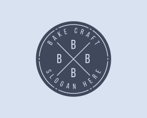 Hipster Business Shop logo design