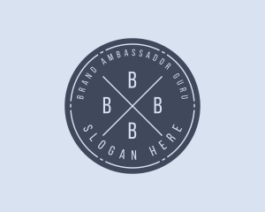 Hipster Business Shop logo design