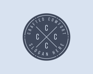 Hipster Business Shop logo design