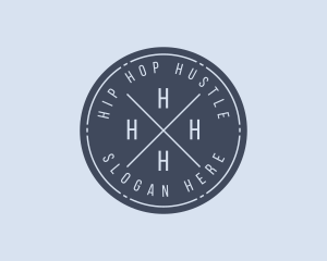 Hipster Business Shop logo design