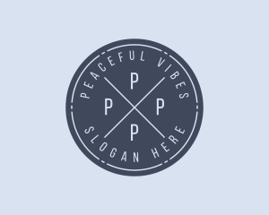 Hipster Business Shop logo design