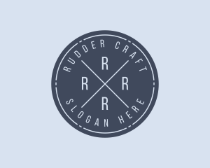 Hipster Business Shop logo design