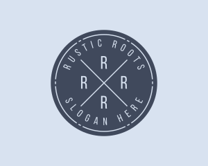 Hipster Business Shop logo design