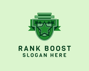 Army Star Rank logo design