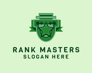 Army Star Rank logo design