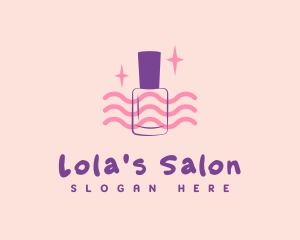 Cute Nail Salon logo design