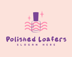 Cute Nail Salon logo design