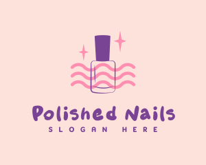 Cute Nail Salon logo design