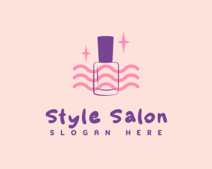 Cute Nail Salon logo design