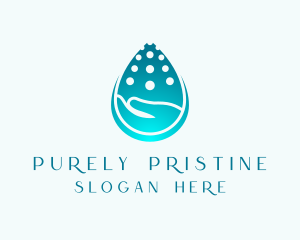 Hand Liquid Cleaner logo design