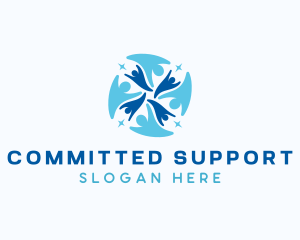 People Support Group logo design