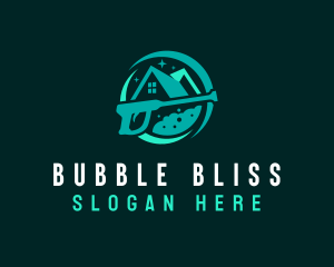 Power Washing Bubbles logo design