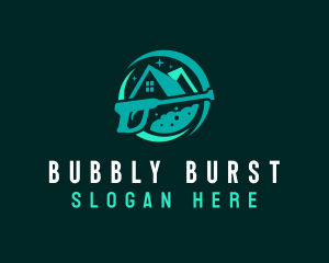 Power Washing Bubbles logo design