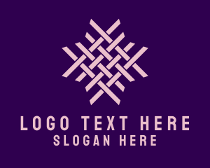 Rattan Textile Pattern Logo