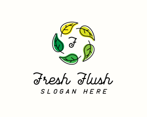 Organic Leaf Wellness logo design