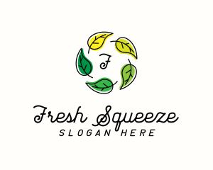 Organic Leaf Wellness logo design