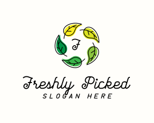 Organic Leaf Wellness logo design