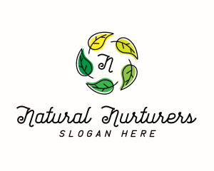 Organic Leaf Wellness logo design