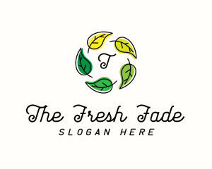 Organic Leaf Wellness logo design