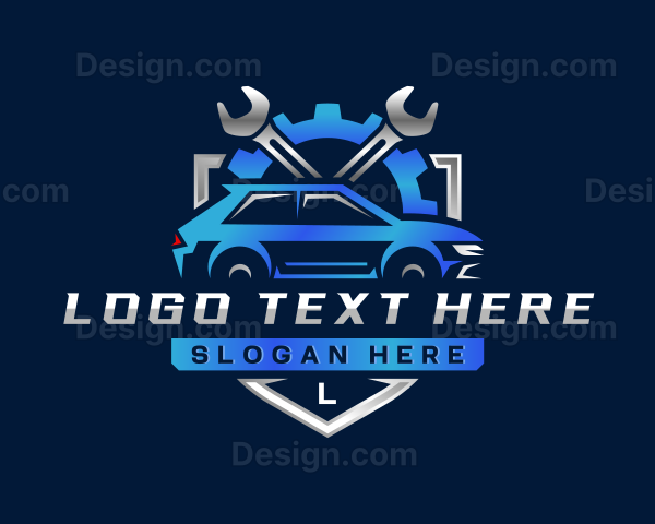 Automotive Gear Mechanic Logo