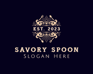 Fork Spoon Dining logo design