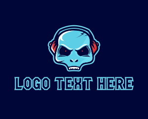 Twitch - Music DJ Alien logo design