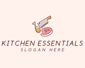 Butcher Deli Meat logo design