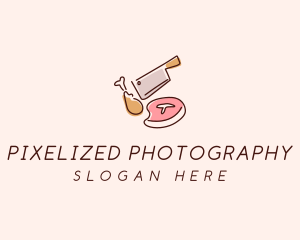 Butcher Deli Meat logo design