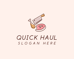 Butcher Deli Meat logo design