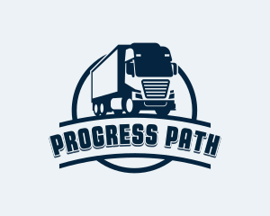 Freight Trucking Logistics logo design