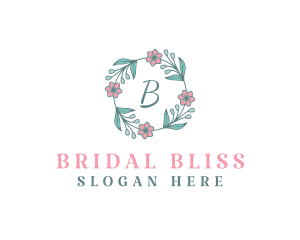 Flower Wreath Wedding Planner logo