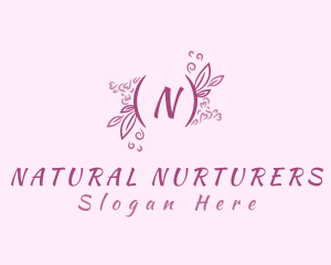 Floral Nature Wellness logo design