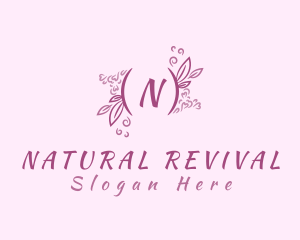 Floral Nature Wellness logo design