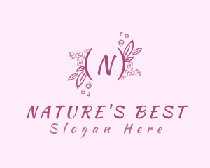 Floral Nature Wellness logo design