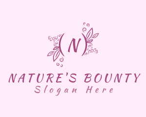 Floral Nature Wellness logo design